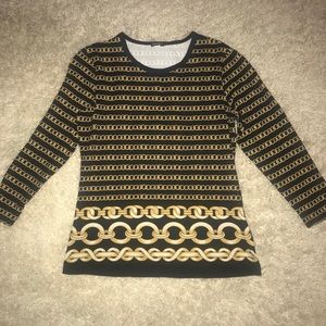 J. McLaughlin 3/4 sleeve top